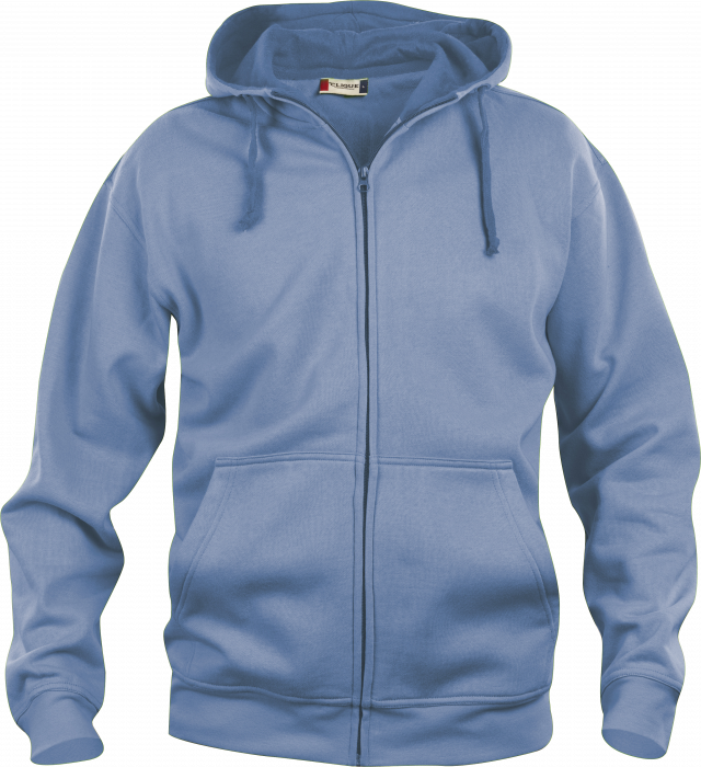 Clique - Full Zip Hoodie Men - Light blue