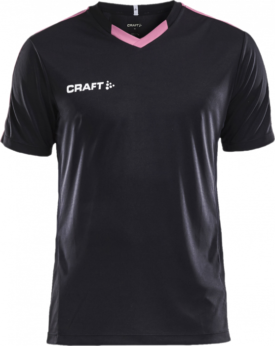 Craft - Progress Contrast Jersey Junior - Schwarz & cerise