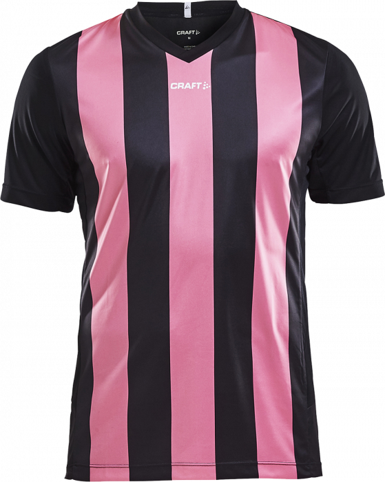 Craft - Progress Jersey Stripe Men - Preto & cerise