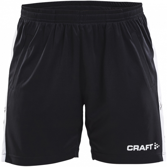 Craft - Progress Træningsshorts Dame - Sort & hvid