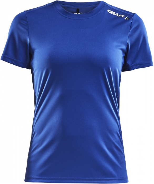 Craft - Rush Ss Tee Women - Royal Blue & weiß
