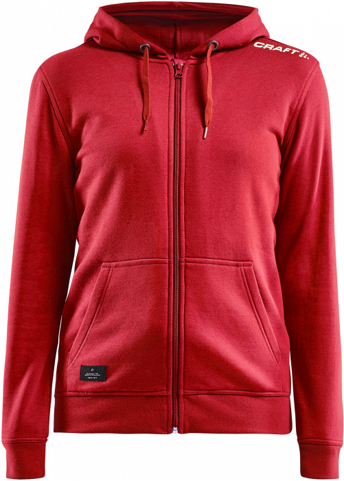 Craft - Community Full Zip Hoodie Women - Rood