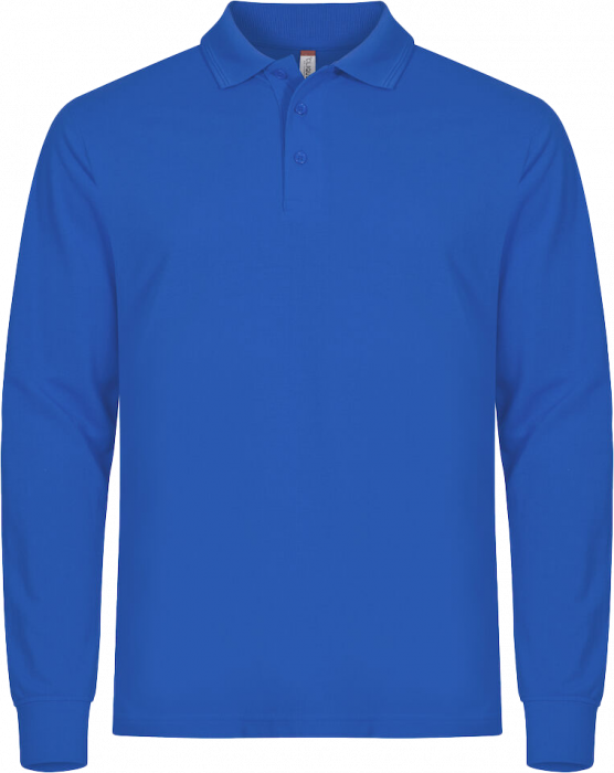 Clique - Manhattan Polo Longsleeve - Royal blue