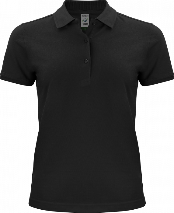 Clique - Classic Organic Cotton Polo - Noir