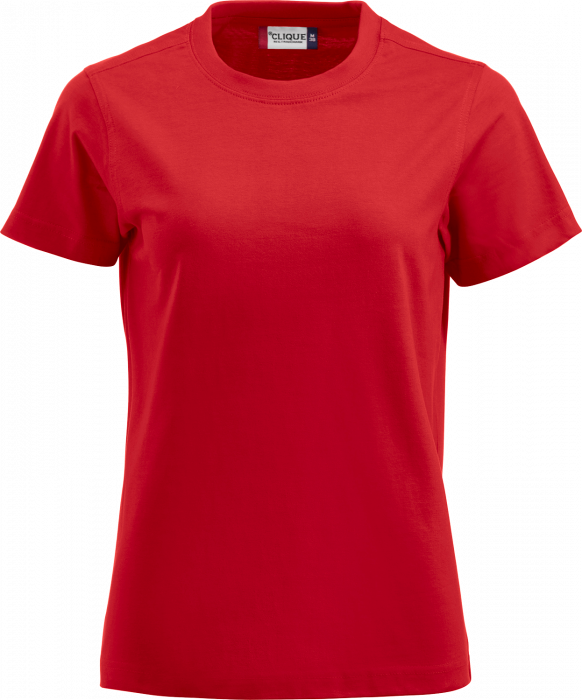 Clique - Premium-T Dame - Rød