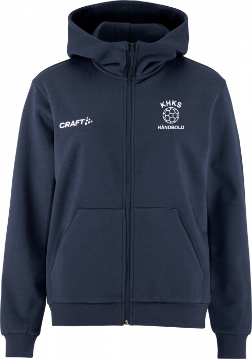 Craft - Khks Full-Zip Hoodie Dame - Navy blå