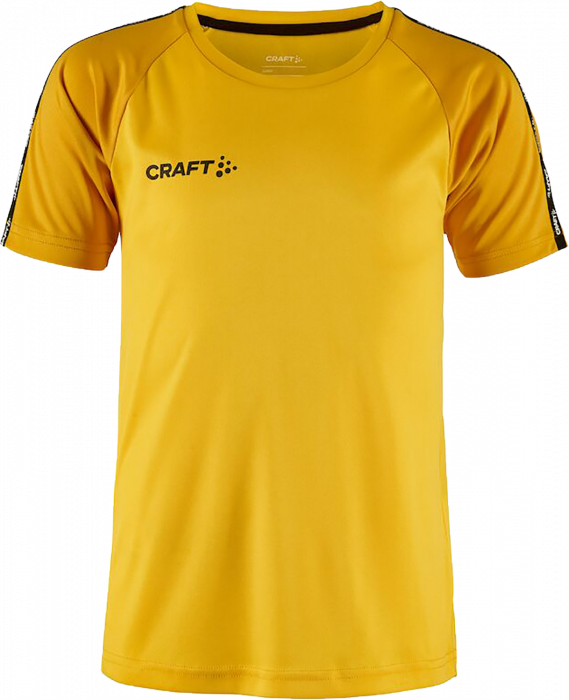 Craft - Squad 2.0 Contrast Jersey Jr - Sweden Yellow  & gold