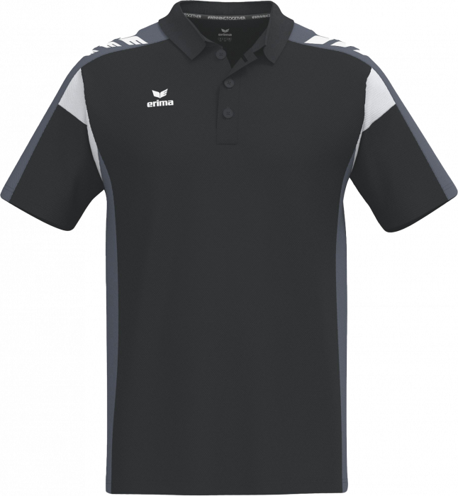 Erima - Celebrate 125 Polo - Black & slate grey