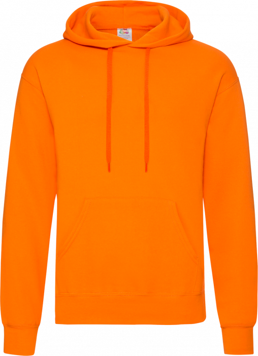 Fruit of the loom - Klassisk Hoodie - Orange